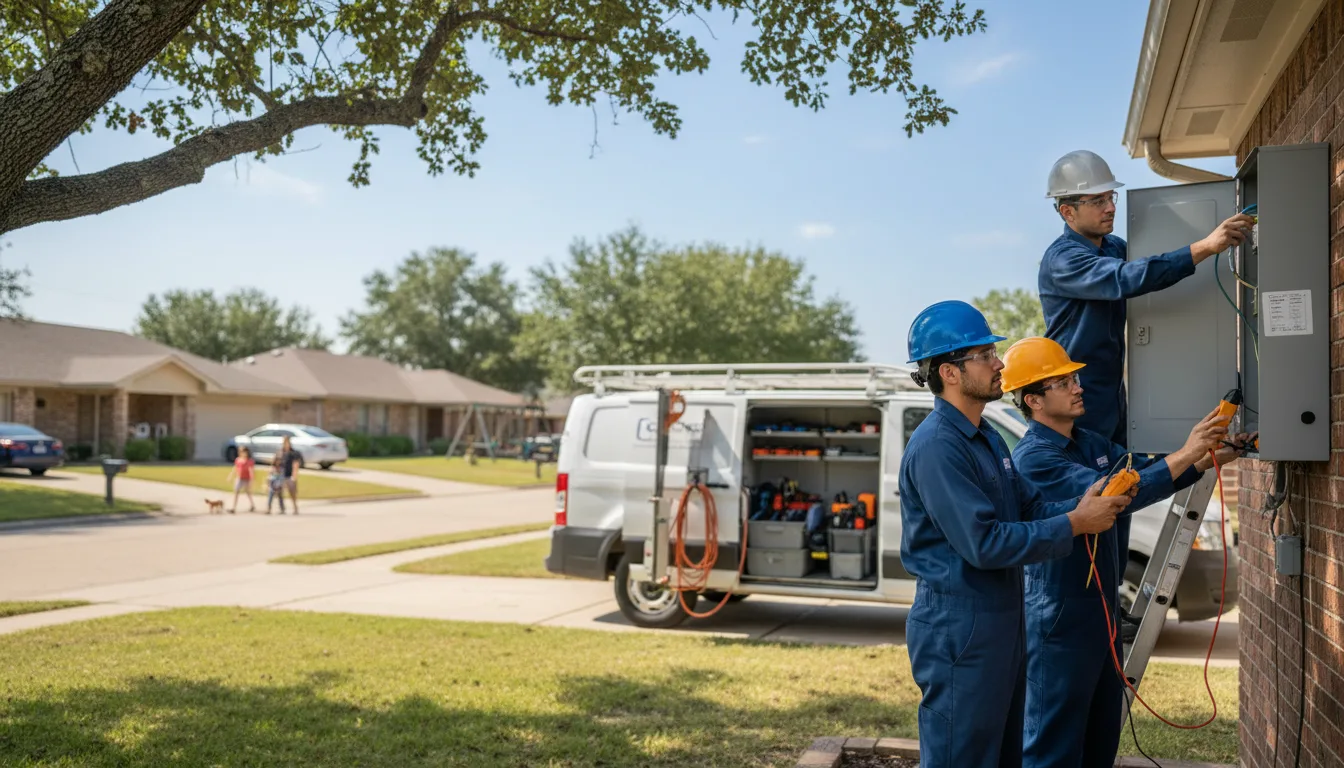 Certified electrician providing emergency electrical services in Alton, IA